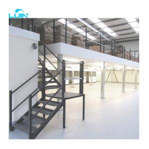 Prefabricated Heavy Duty Metal Mezzanine Shelving System Installing A Mezzanine