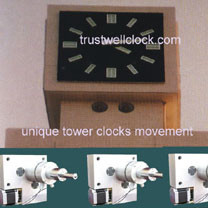 Quality CLOCKS TOWER AND MOVEMENT/MECHANISM WITH NIGHT ILLUMINATION 7 CHIME for sale