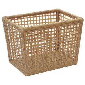 Waterproof Handweaved Hotel Laundry Bin Washable Rattan Plastic