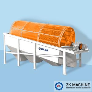 High Efficiency Vibrating Screen Machine , φ1x3m Sand Trommel Screen