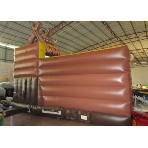 Amusement Park Inflatable Bouncy Castle With Slide , Commercial Little Kids