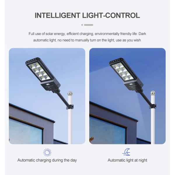 IP65 Street Solar Motion Sensor Lights Outdoor With 6V Polycrystalline Solar Panel
