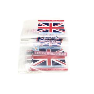 Simple Layer Clear Plastic 3 Side Seal Pouch For Baby Diaper ROSH QS SGS