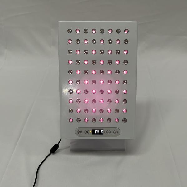 LED Red Light Therapy Machine Beauty Facial Desktop Pain Relief with US Plug near Infrared Light Therapy Panel