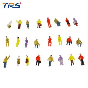 1:100 scale ABS plastic model painted figures model people 2cm for model building materias