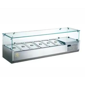 Countertop Salad Station New Restaurant Salad Sandwich Stainless Steel Table