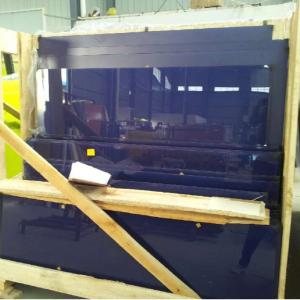 China Custom Color Lacquered Back Painted Glass Panels Kitchen Splashbacks Tempered Glass on sale