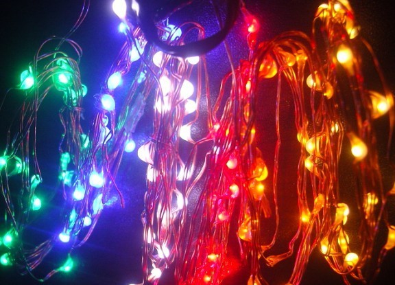 Buy 5m/25leds Flat battery operated holiday time lights at wholesale prices