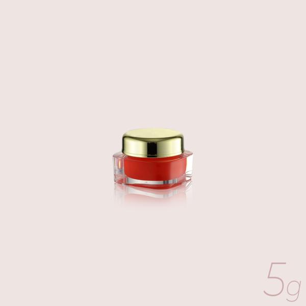 Clear Plastic Cosmetic Jars For Creams And Lotions Square Plastic Jars GR710A