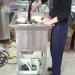 120KG Stainless steel melon and fruit slicing machine cucumber and cabbage