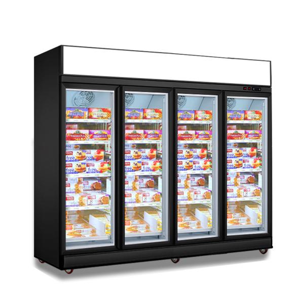 Buy Commercial Upright Vertical Cooler and Freezer Glass Door Display Showcase at wholesale prices