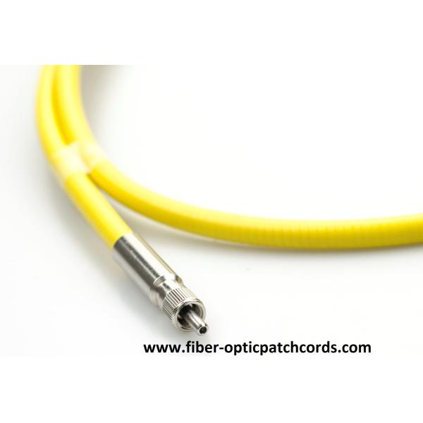SMA905 SMA906 Laser Optical Fiber Cable with Air Isolation Groove Connector Yellow cable