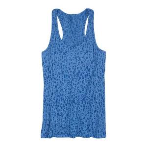 Printed Tank Tops , Womens Flower Shirts Blouses / Shirts Green