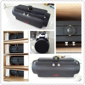 Quality AT series double action or single action black bodyair rotary actuator for butterfly valve and ball valve for sale