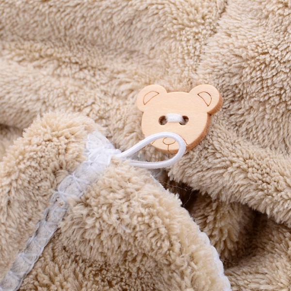 Women Coral Fleece Dry Hair Hat Quick-Dry Absorbent Shower Hat with Thickened Towel