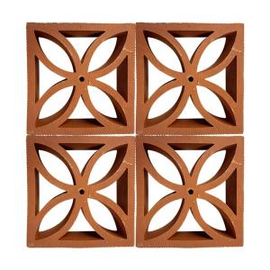 Hollow Design Terracotta Clay Bricks Wall Panel