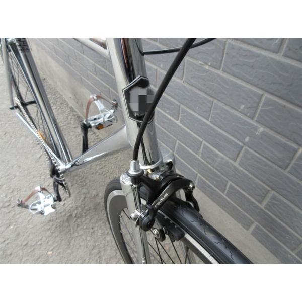 Retro Vintage 700C Single Speed Chrome Racing Cycle with KMC Chain and Lasco Crank Set