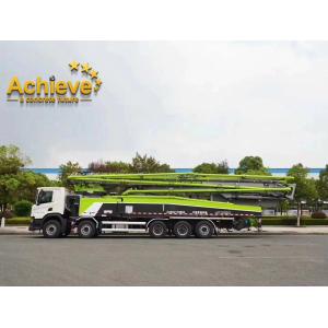 Quality Used Zoomlion Boom Concrete Pump Trucks 67X-7RZ 67m for sale