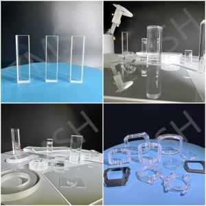 Sapphire Parts Customized Sapphire Units Pure Al2O3 Transparency Tubes Wafer