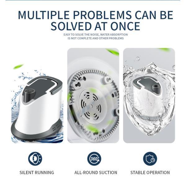 Adjustable Filter 3L/M 120W Pool Cover Pump For Pool Draining Water Removal Pond