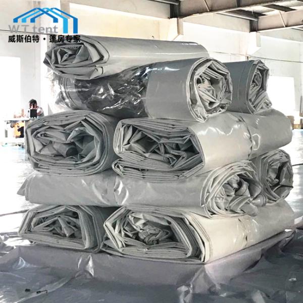 Custom Tent Replacement Parts Cover PVC Tarpaulin , Anti - UV Canopy Tent Parts
