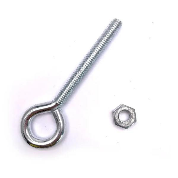 Stainless Steel Eye Bolts Nuts With Round Head For Industrial Applications
