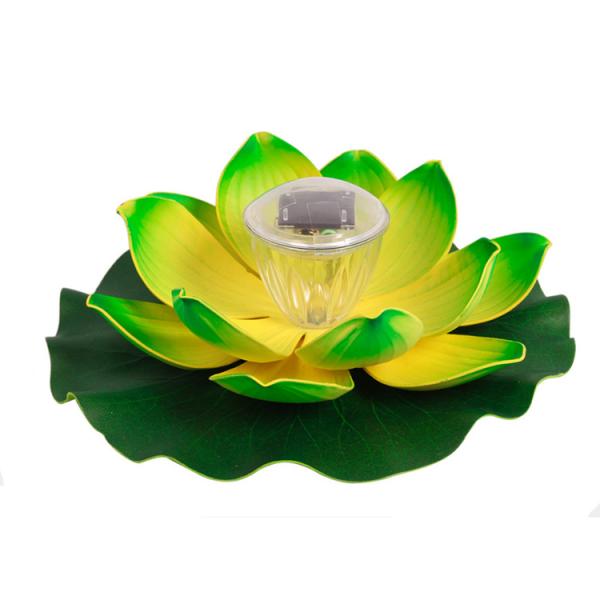 Solar energy lotus lamp colorful gradual outdoor pool pond artificial lake decorative lotus landscape lamp