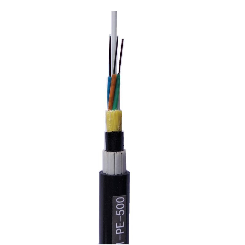 China Flat FRP Armored Rodent-Resistant Fiber Optic Cable 4~144 Core Non-Metallic on sale