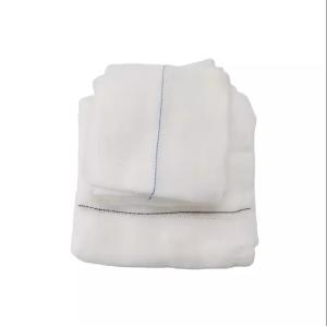 100PCS Pack Customized Size 100% Cotton Gauze Swab For Hospital