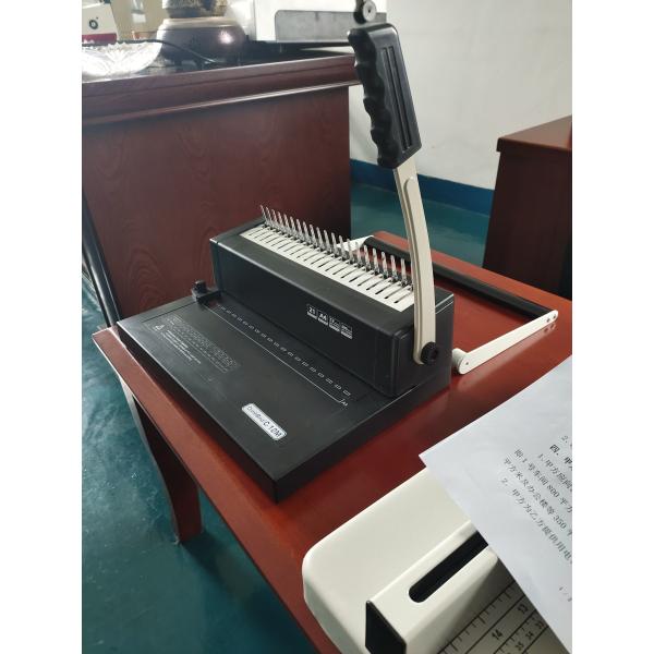 Buy Small Comb Binding Machine With Two Kinds Hand Shank at wholesale prices