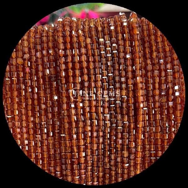 Colorful Mini Cube Gemstone Beads Pink Opal and Green Agate Strands for DIY Jewelry