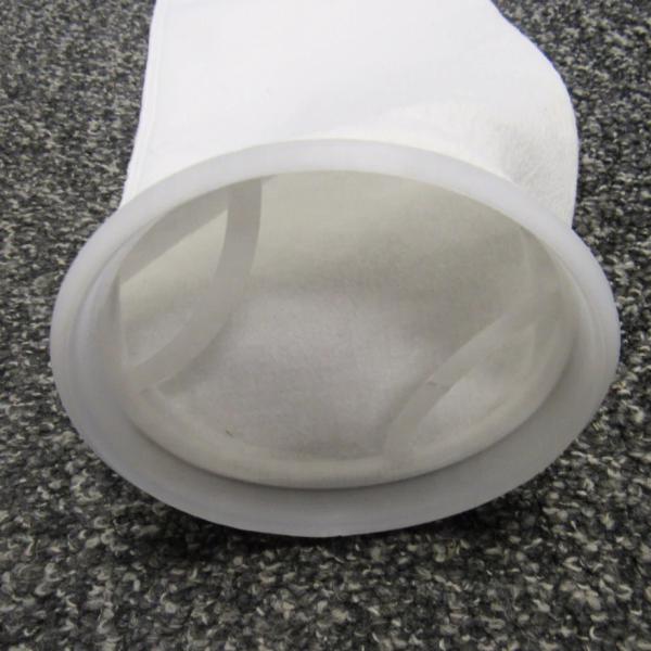 2 Size Energy Mining Polyester Felt Liquid Filter Bags 0.5 Micron Polypropylene Ring