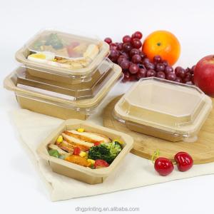 Kraft paper fast food takeaway octagonal customized eco-friendly biodegradable