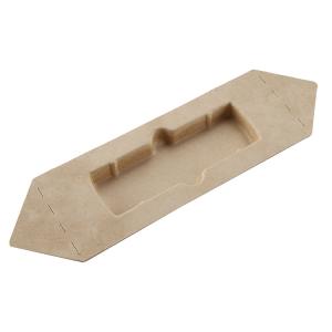 Biodegradable Paper Recyclable Bamboo Pulp Tray Triangle Toy Lower