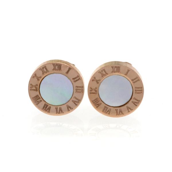 New Gold/Rose/Silver Color Stud Earrings Fashion Famous Brand Jewelry Wedding Party Earrings For Women Lady Men Earrings