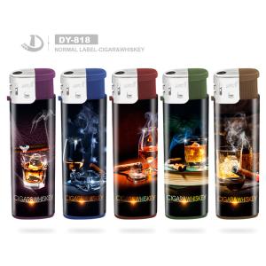 Customized Popular Logo Smoking Lighter Dongyi Cheapest Refillable Electric