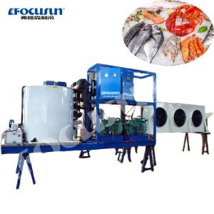 Industrial Ice Maker Machine for Hotels and Fish Cooling 5-Ton Capacity Certified