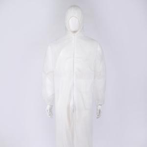 Quality Disposable color isolation suit pp elastic cuffs work clothes for construct Isolation medical disposable coveralls for sale