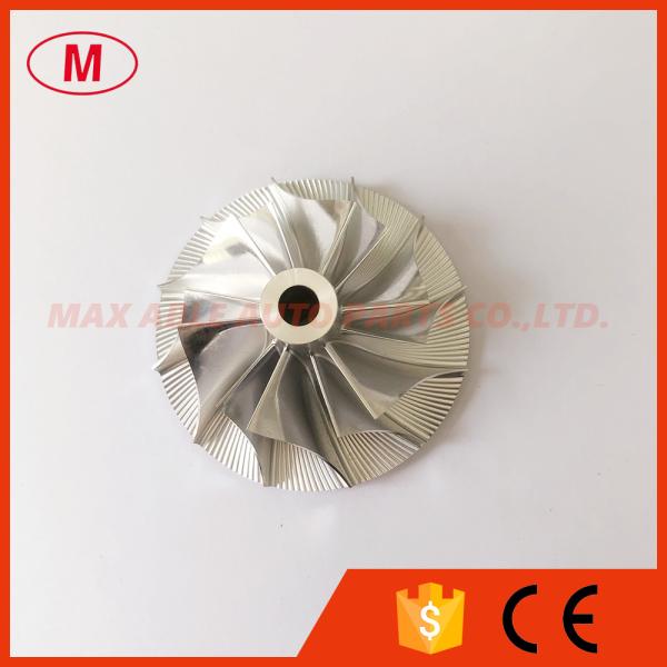 K26 5326-123-2201 46.20/65.94mm 6+6 BLADES Turbo aluminum 2618/milling/Billet compressor wheel for Lancia 5326-970-7040