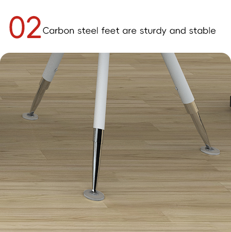 Negotiation Tables High Stability and customization Easy-to-Install Snow Mountain White Counter Top