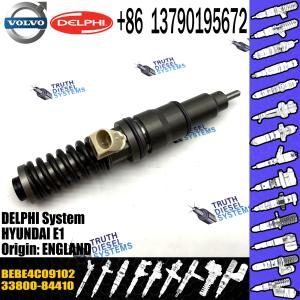 Diesel engine fuel injector 33800-84410 BEBE4C09102 with genuine quality