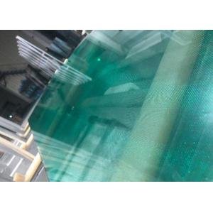 Decorative Color Laminated Glass 12mm Metal Coated Polymer Fabric