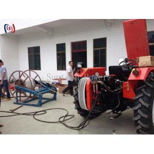Transmission Line Compact Tractor Winch Walking Tractor Drawn Winch Machine