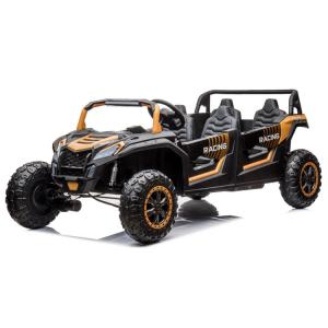 Remote Control 24v UTV 4 Seater Ride On Cars for Adults and Kids in Red Pink