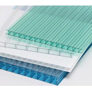 6mm Transparent Hollow Polycarbonate Panel Roofing Sheet Greenhouse Sheet