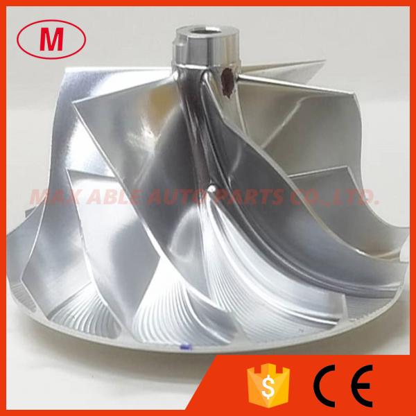 RHF5 49.50/63.80mm 6+6 blades high performance turbo turbocharger aluminum 2618/milling/billet compressor wheel