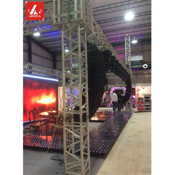 Buy Durable 6082 T6 Aluminum Spigot Truss Indoor Exhibition Truss 450mm * 450mm at wholesale prices