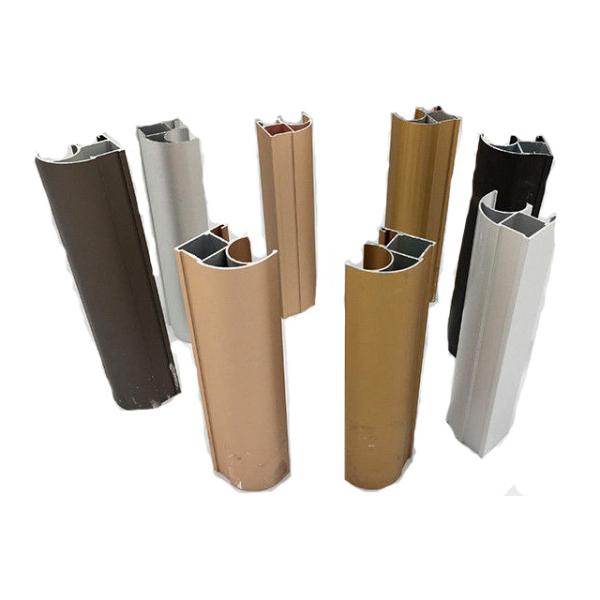Colorful Shiny Aluminium Furniture Profile For Sliding Wardrobe Door Table