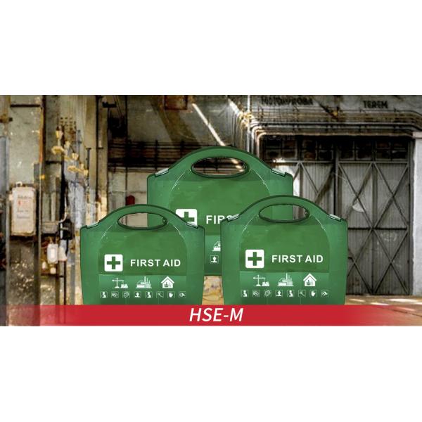 Medium Work Place Survival HSE Emergency Medical Box Kit British Standard First Aid for 25-100 People at Work Place