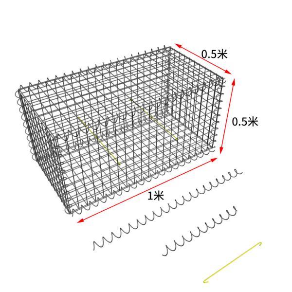 Buy 3mm Garden Fence Planter Construction Welded Mesh Gabion at wholesale prices
